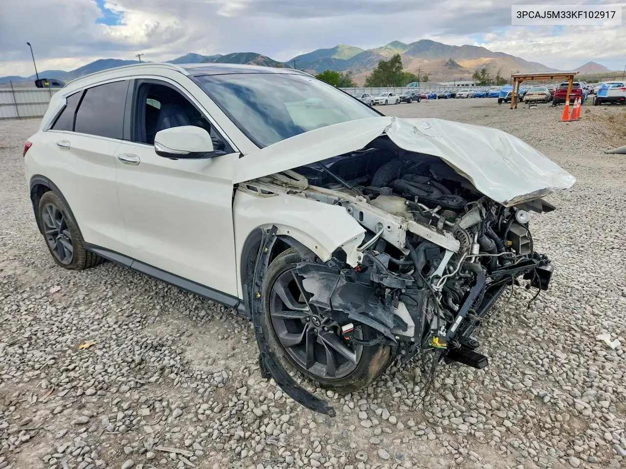 2019 Infiniti Qx50 Essential VIN: 3PCAJ5M33KF102917 Lot: 59915466