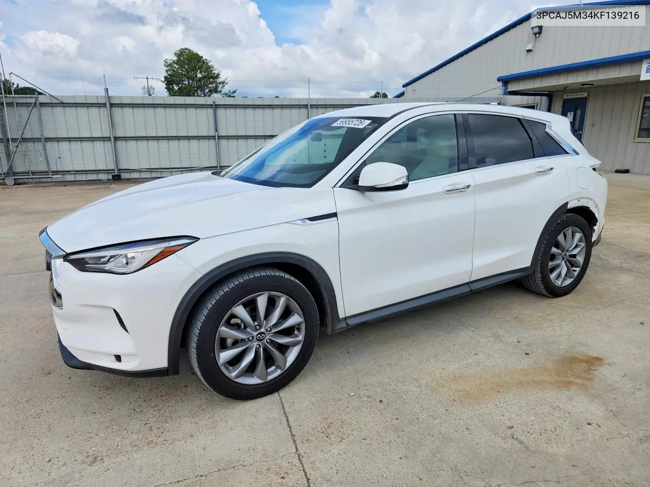 2019 Infiniti Qx50 Pure VIN: 3PCAJ5M34KF139216 Lot: 59955726