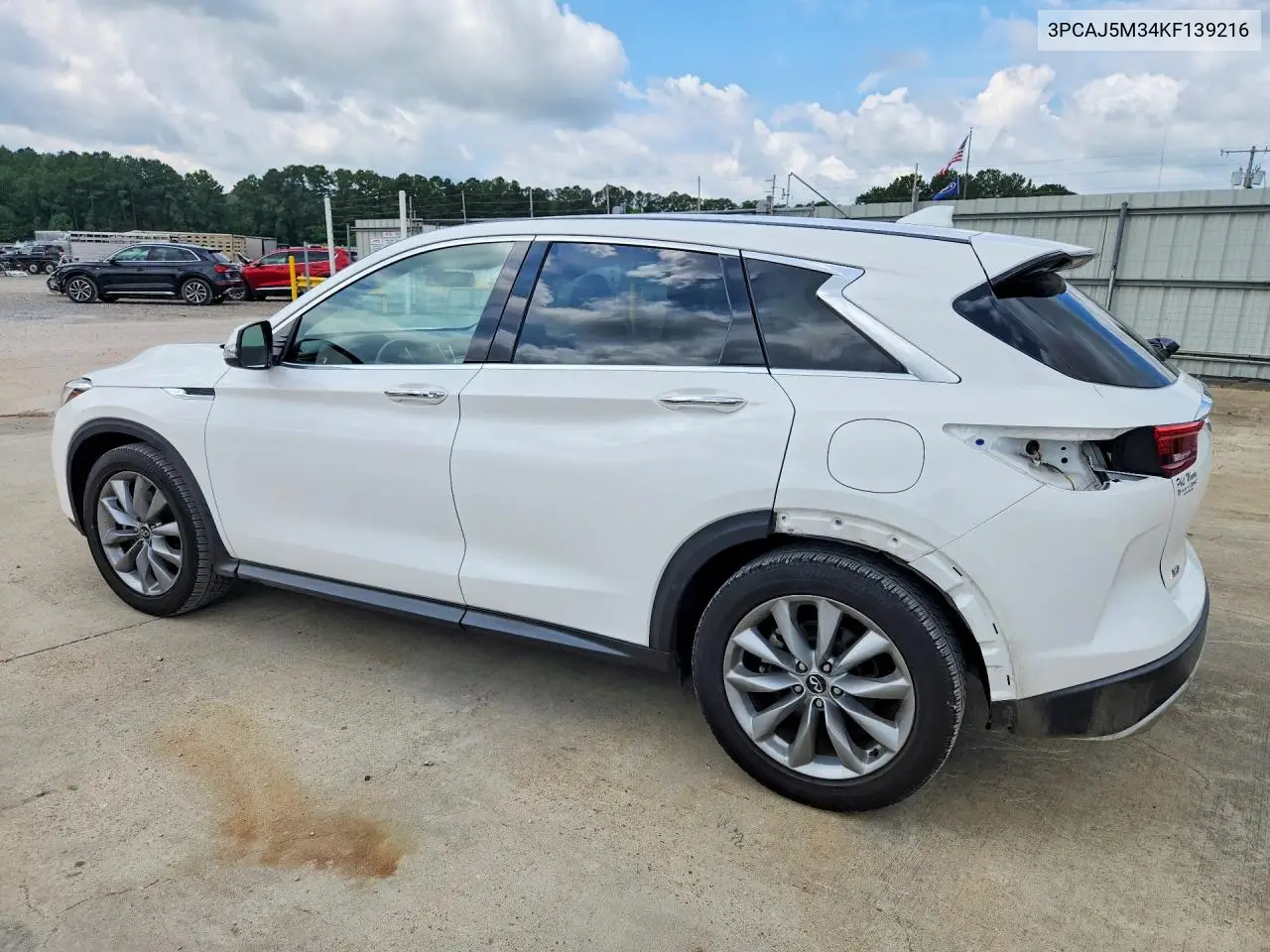 2019 Infiniti Qx50 Pure VIN: 3PCAJ5M34KF139216 Lot: 59955726