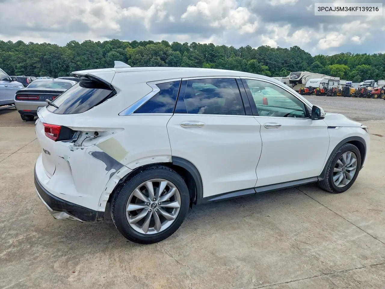 2019 Infiniti Qx50 Pure VIN: 3PCAJ5M34KF139216 Lot: 59955726