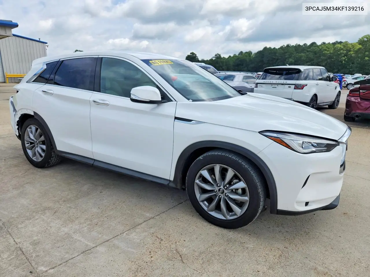 2019 Infiniti Qx50 Pure VIN: 3PCAJ5M34KF139216 Lot: 59955726