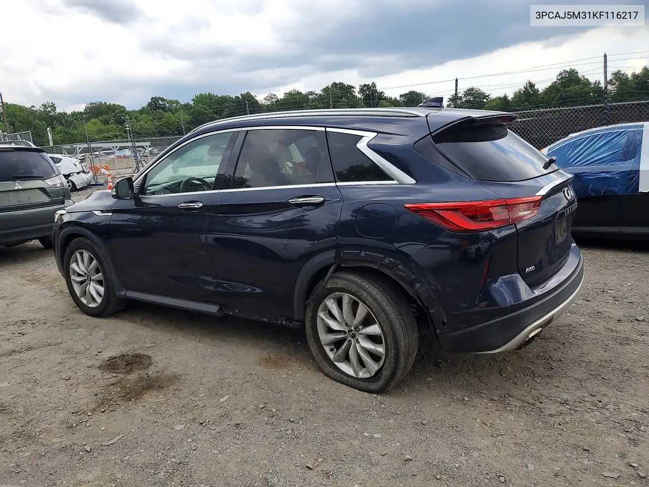 2019 Infiniti Qx50 Luxe VIN: 3PCAJ5M31KF116217 Lot: 60003366