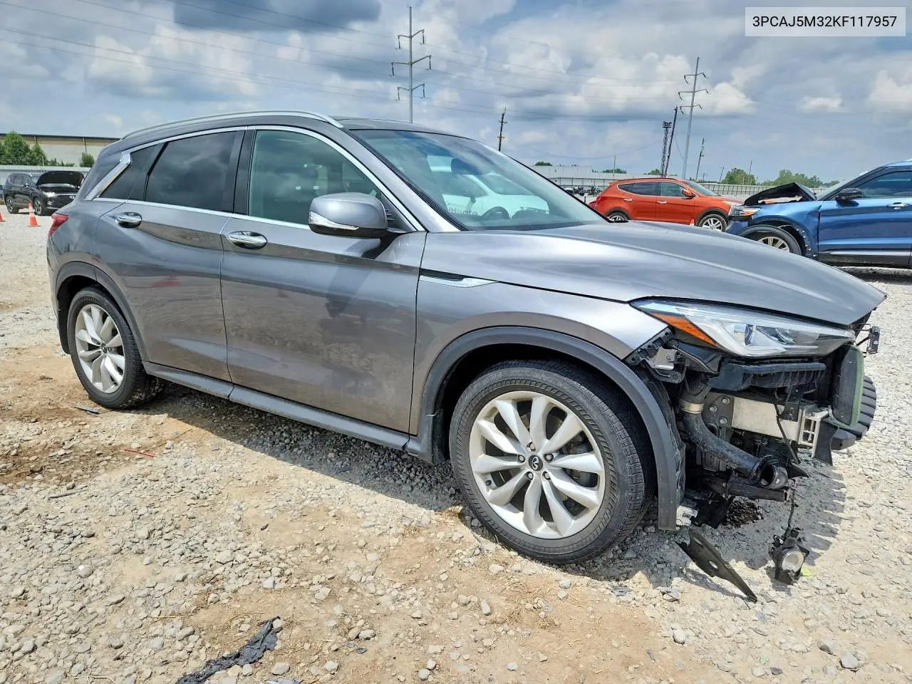 2019 Infiniti Qx50 Luxe VIN: 3PCAJ5M32KF117957 Lot: 60185396