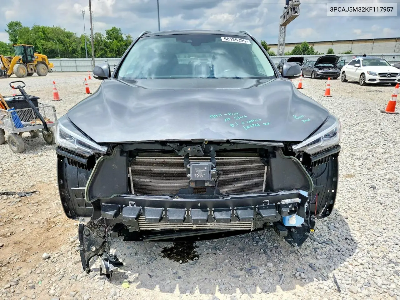 2019 Infiniti Qx50 Luxe VIN: 3PCAJ5M32KF117957 Lot: 60185396