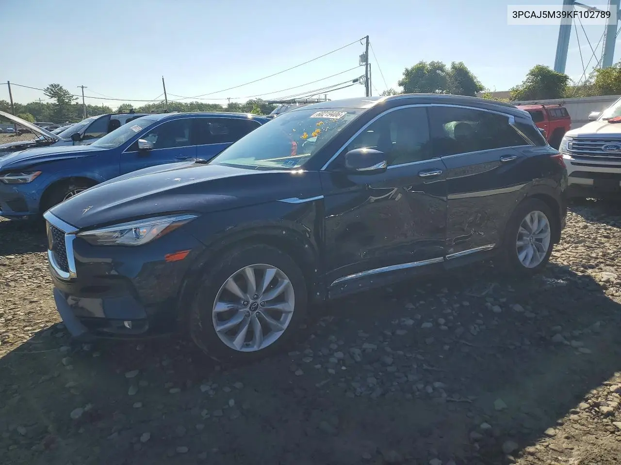 2019 Infiniti Qx50 Essential VIN: 3PCAJ5M39KF102789 Lot: 60219406