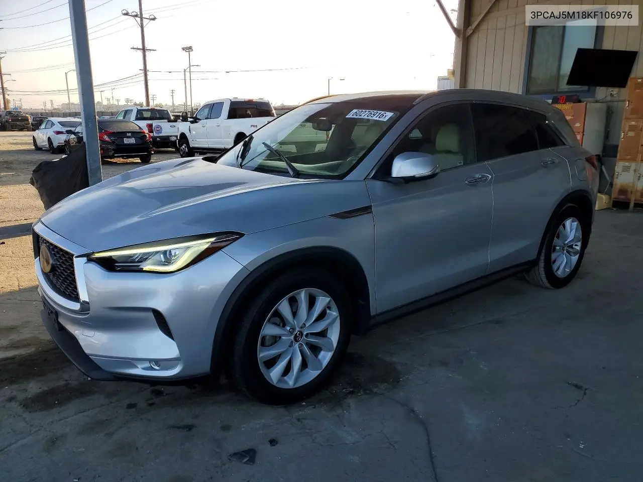 2019 Infiniti Qx50 Luxe VIN: 3PCAJ5M18KF106976 Lot: 60276916