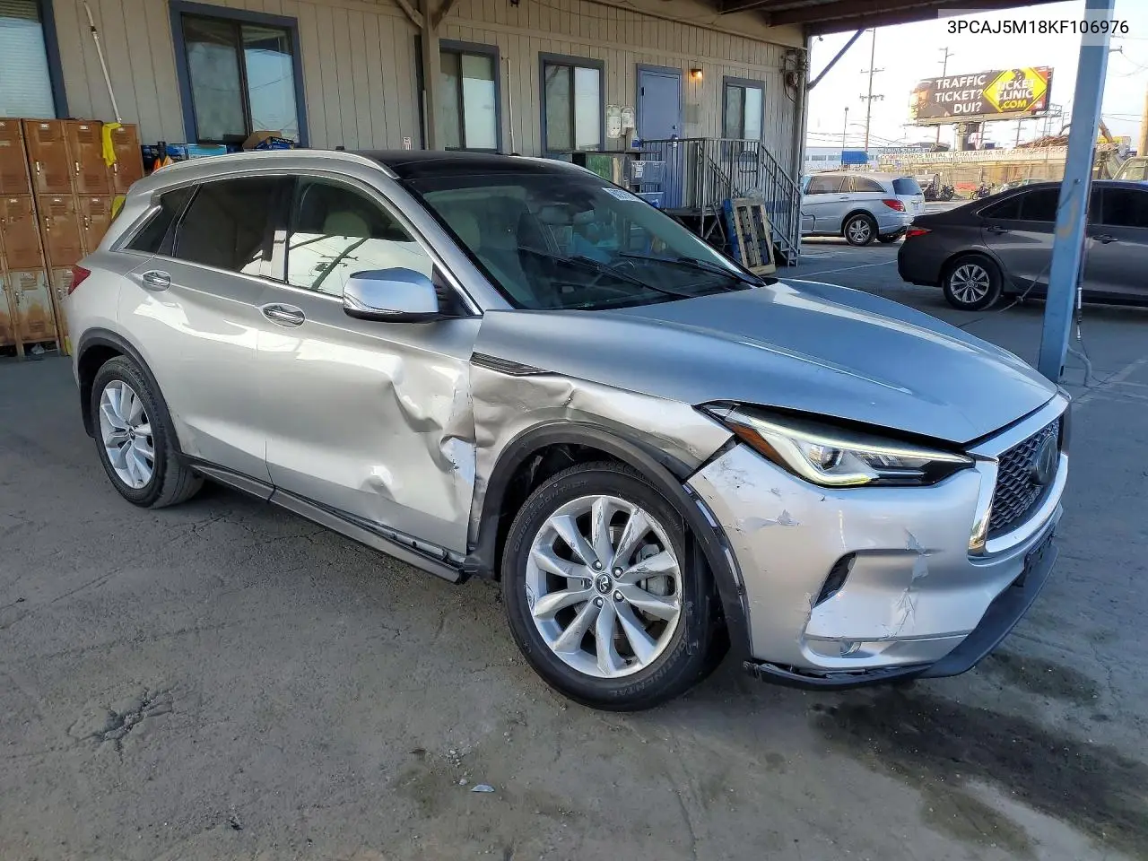 2019 Infiniti Qx50 Luxe VIN: 3PCAJ5M18KF106976 Lot: 60276916