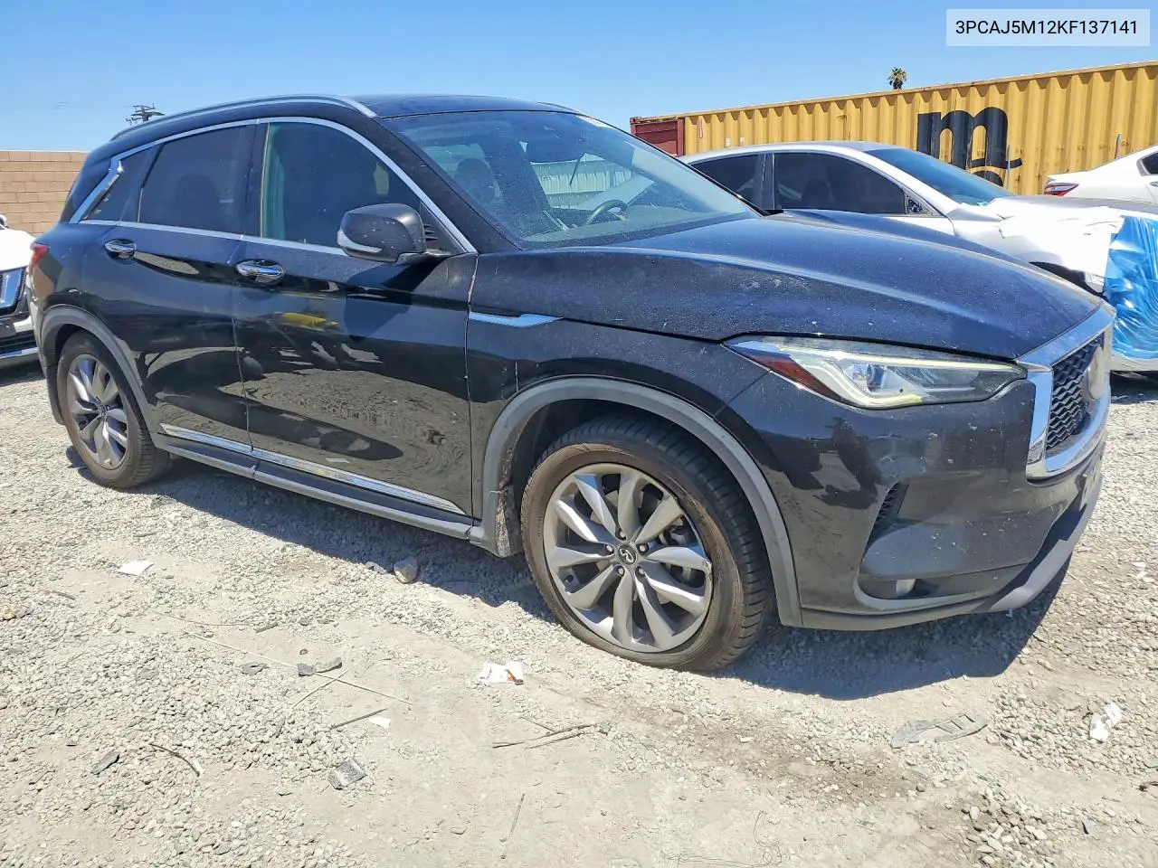 2019 Infiniti Qx50 Luxe VIN: 3PCAJ5M12KF137141 Lot: 60479786