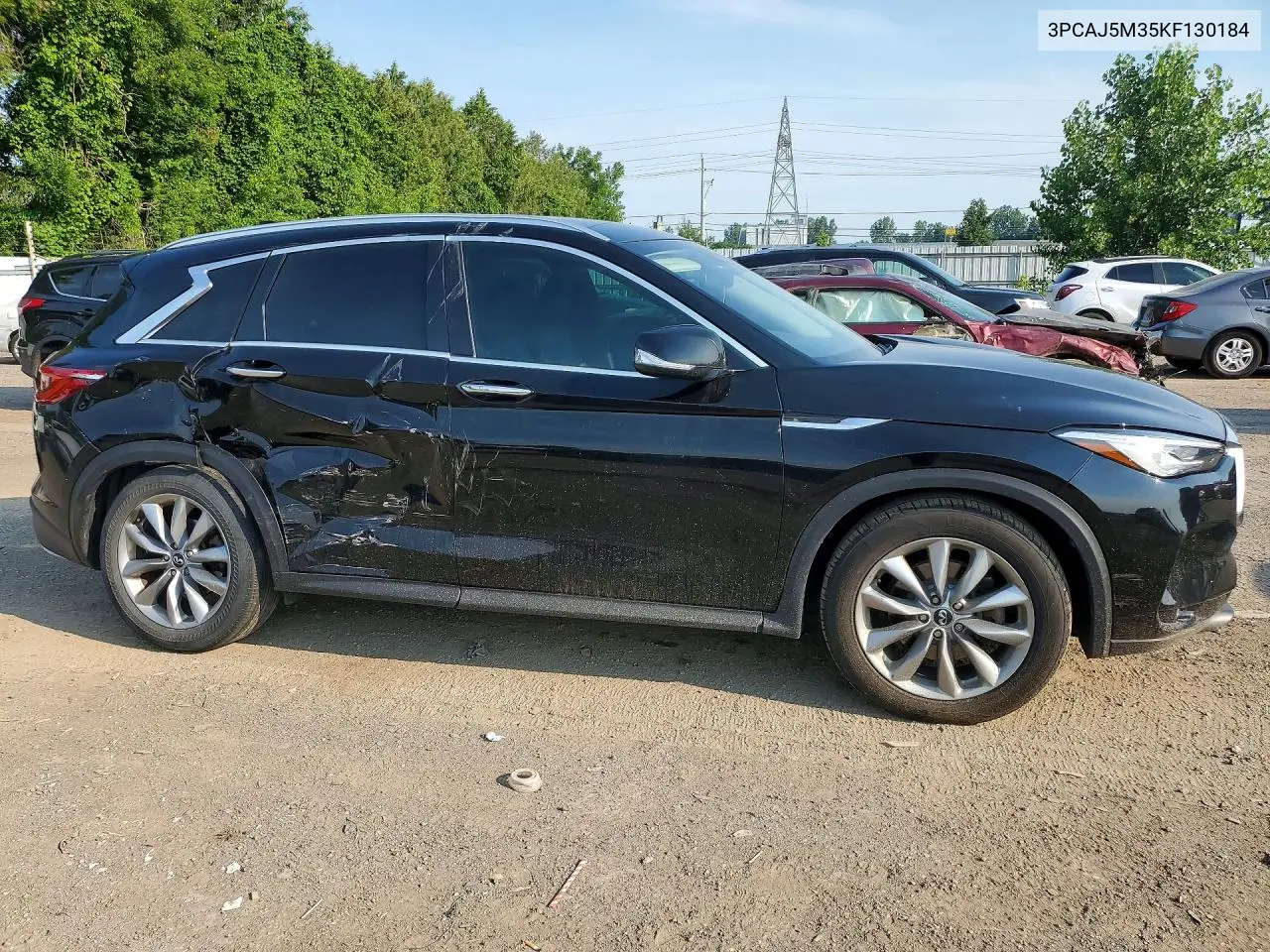 2019 Infiniti Qx50 Pure VIN: 3PCAJ5M35KF130184 Lot: 60483666