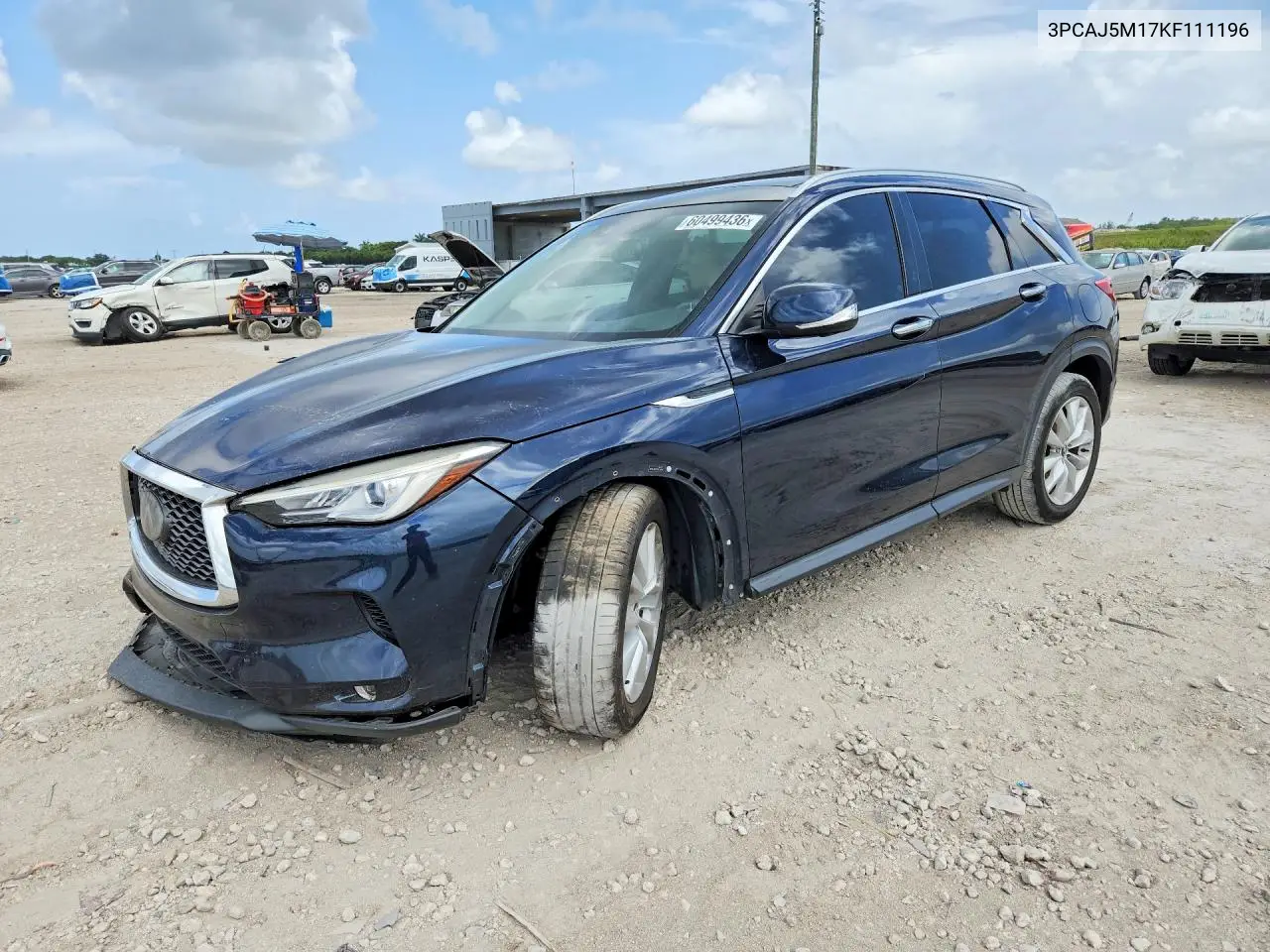 2019 Infiniti Qx50 Essential VIN: 3PCAJ5M17KF111196 Lot: 60499436