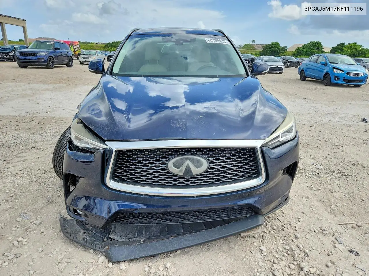 2019 Infiniti Qx50 Essential VIN: 3PCAJ5M17KF111196 Lot: 60499436