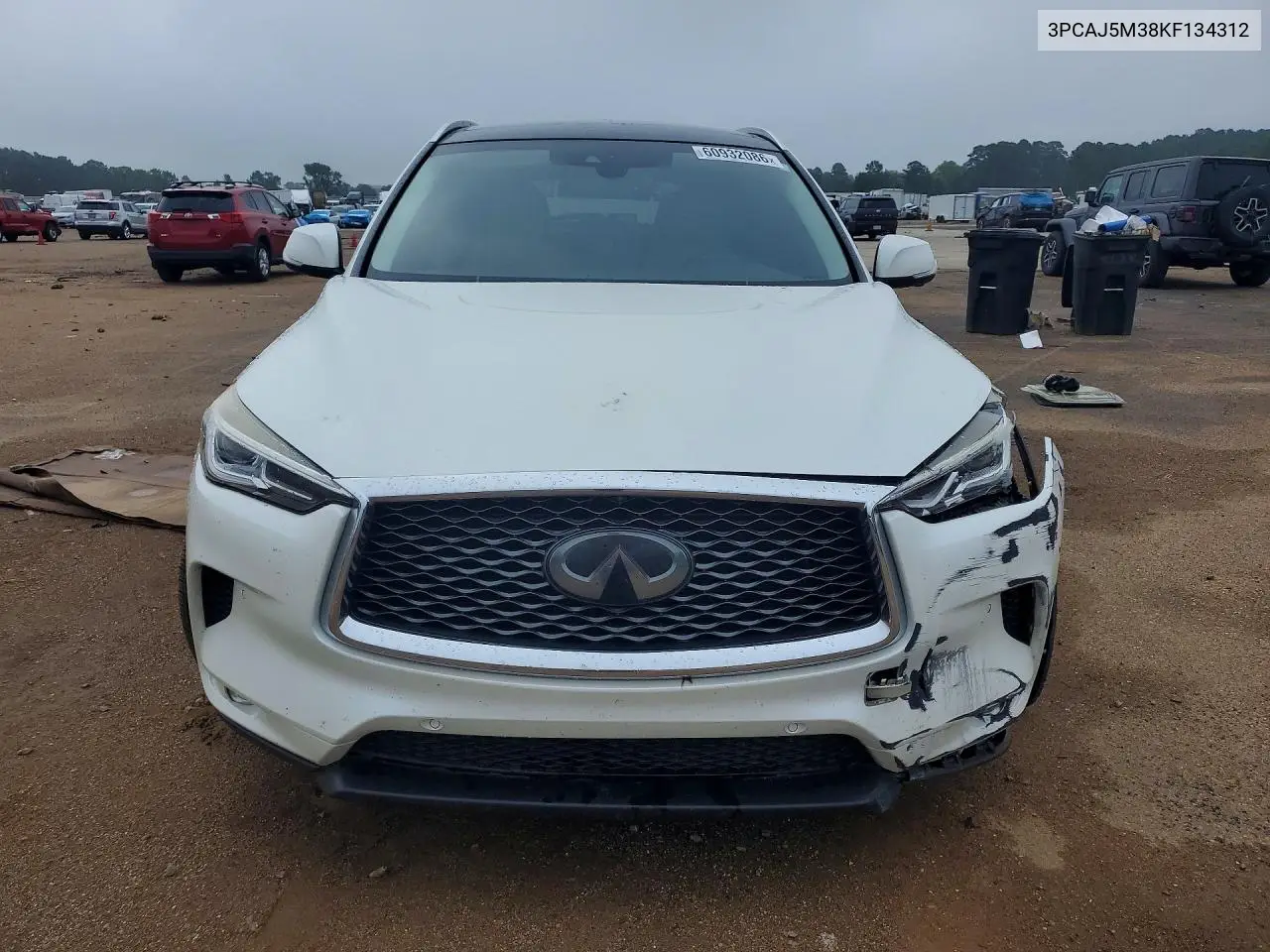 2019 Infiniti Qx50 Essential VIN: 3PCAJ5M38KF134312 Lot: 60932086