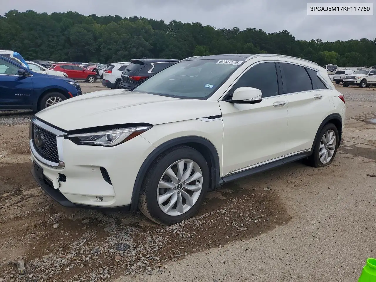 2019 Infiniti Qx50 Essential VIN: 3PCAJ5M17KF117760 Lot: 60937546
