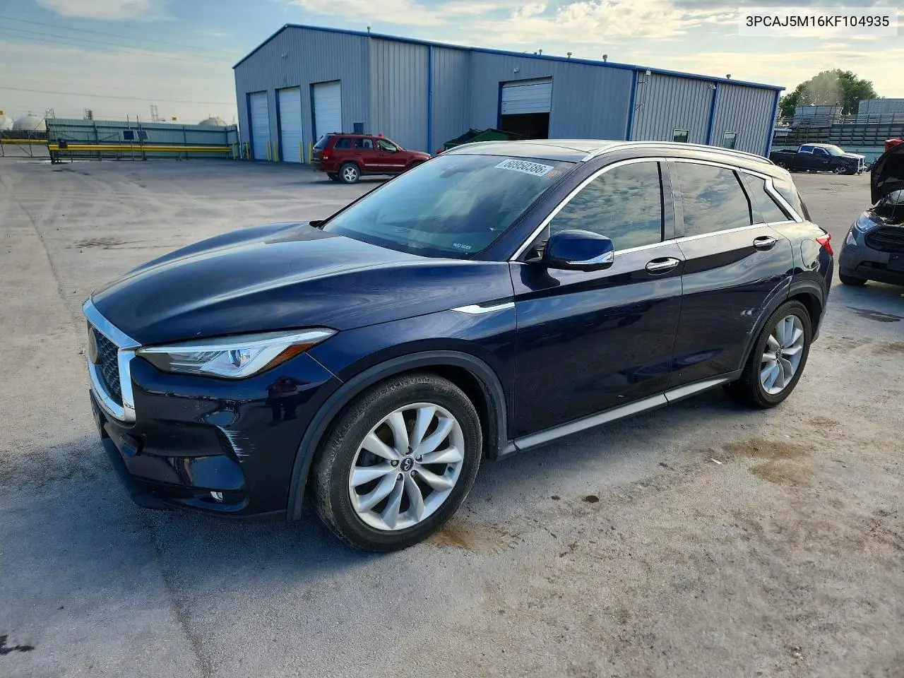 2019 Infiniti Qx50 Essential VIN: 3PCAJ5M16KF104935 Lot: 60950386
