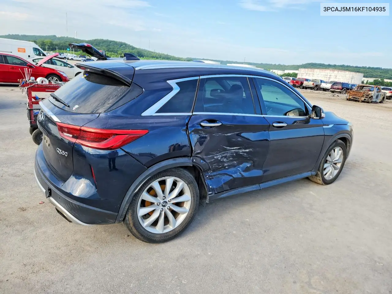 2019 Infiniti Qx50 Essential VIN: 3PCAJ5M16KF104935 Lot: 60950386