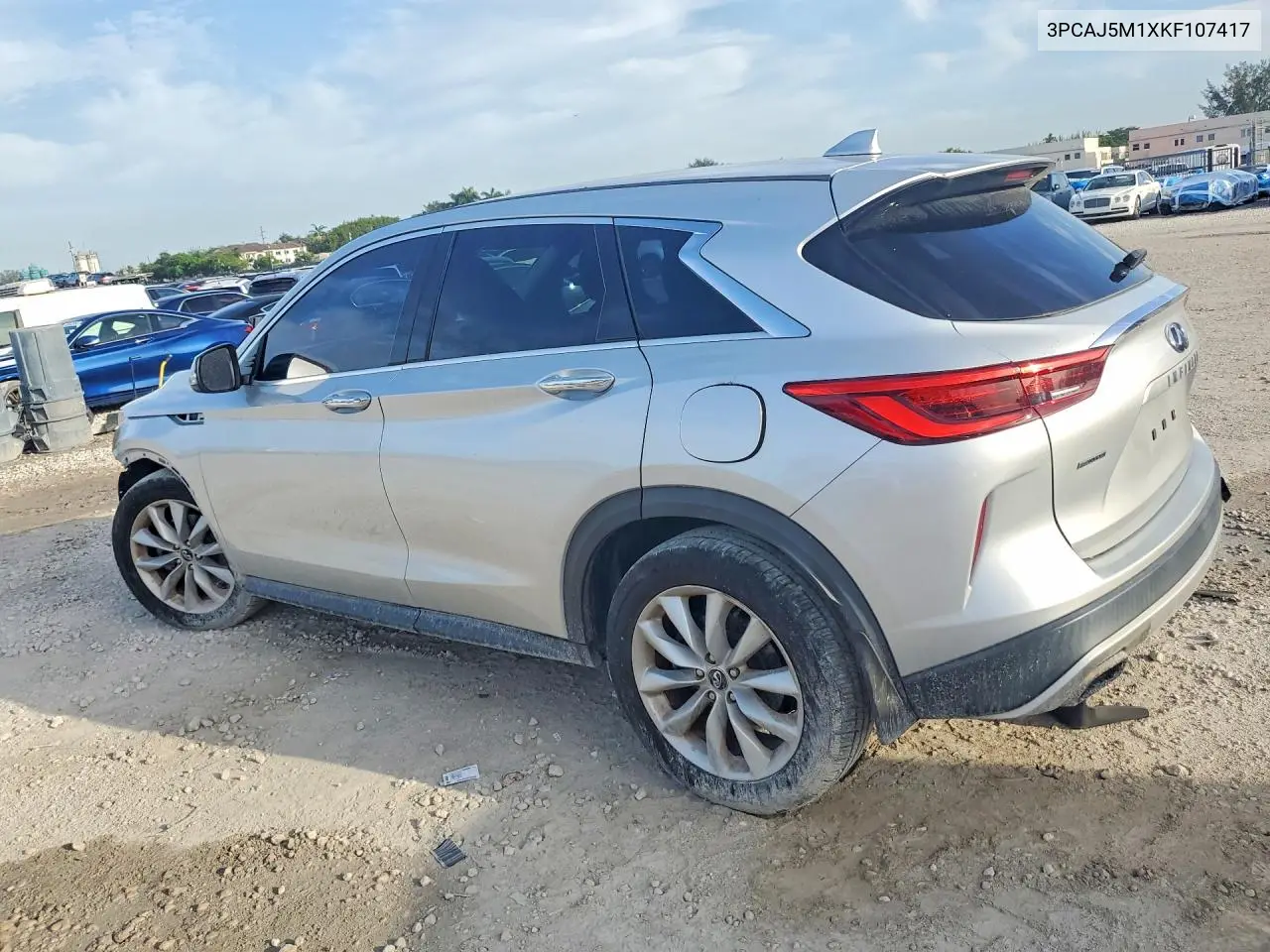 2019 Infiniti Qx50 Pure VIN: 3PCAJ5M1XKF107417 Lot: 61694186