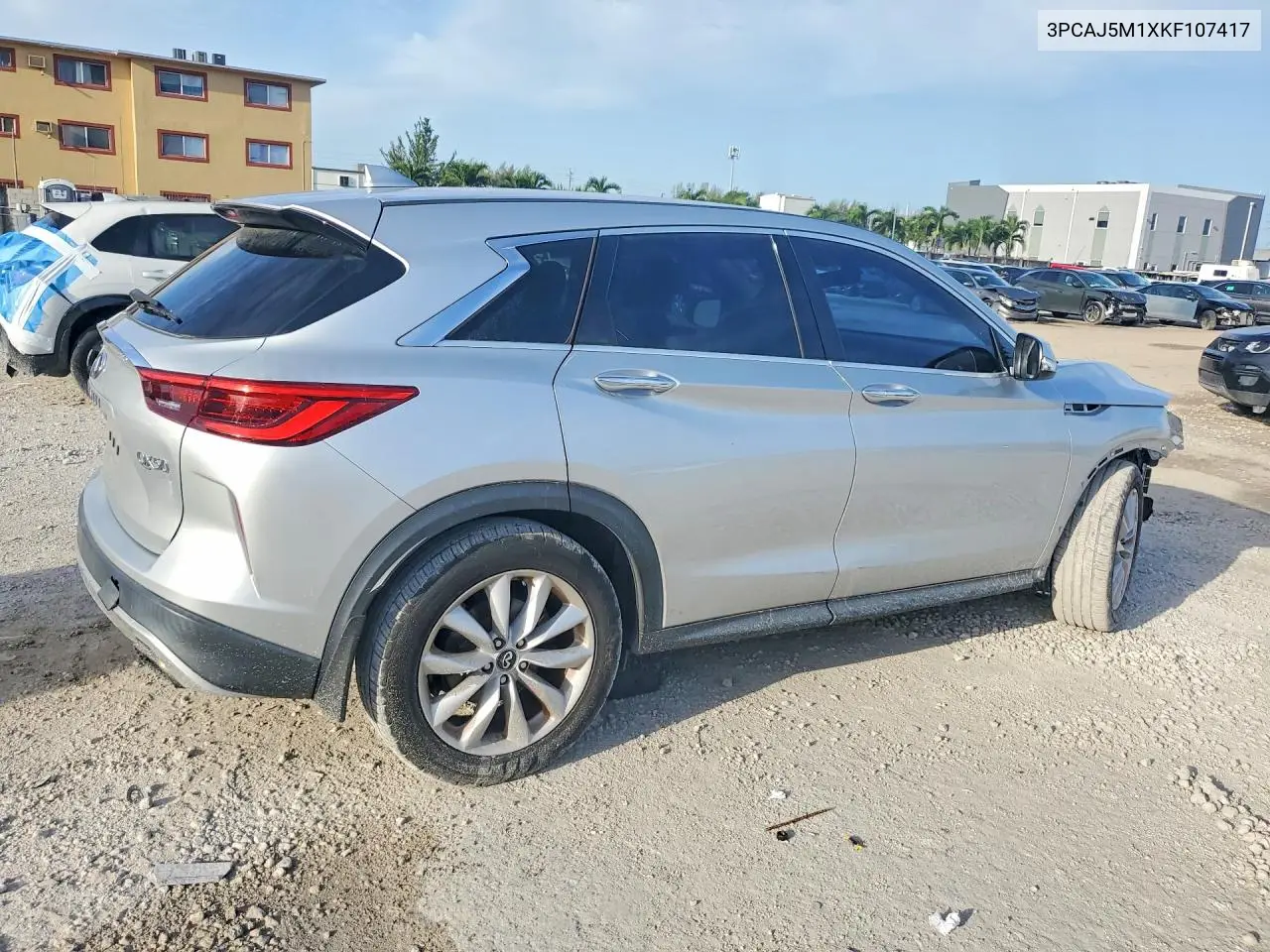 2019 Infiniti Qx50 Pure VIN: 3PCAJ5M1XKF107417 Lot: 61694186