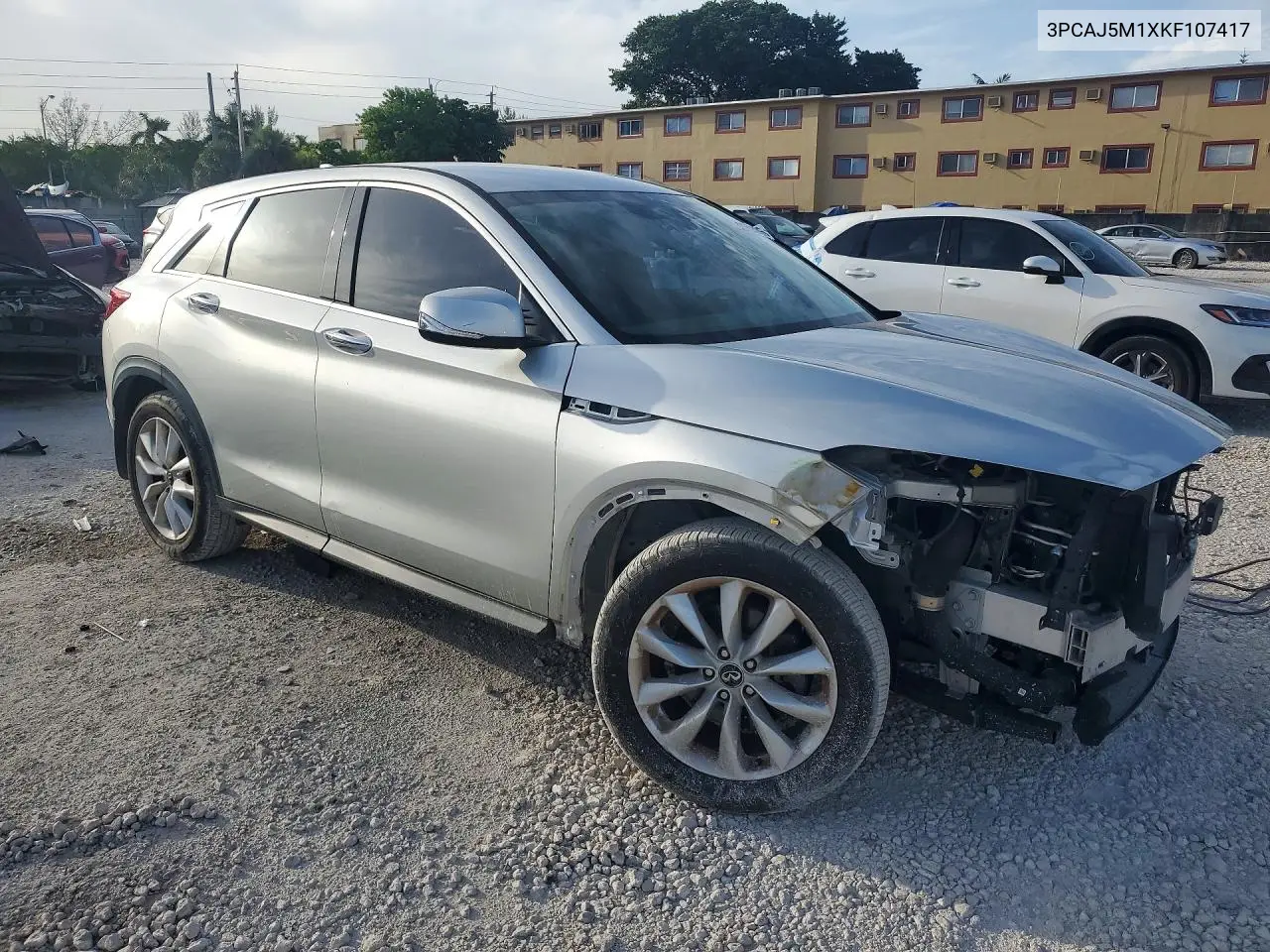 2019 Infiniti Qx50 Pure VIN: 3PCAJ5M1XKF107417 Lot: 61694186