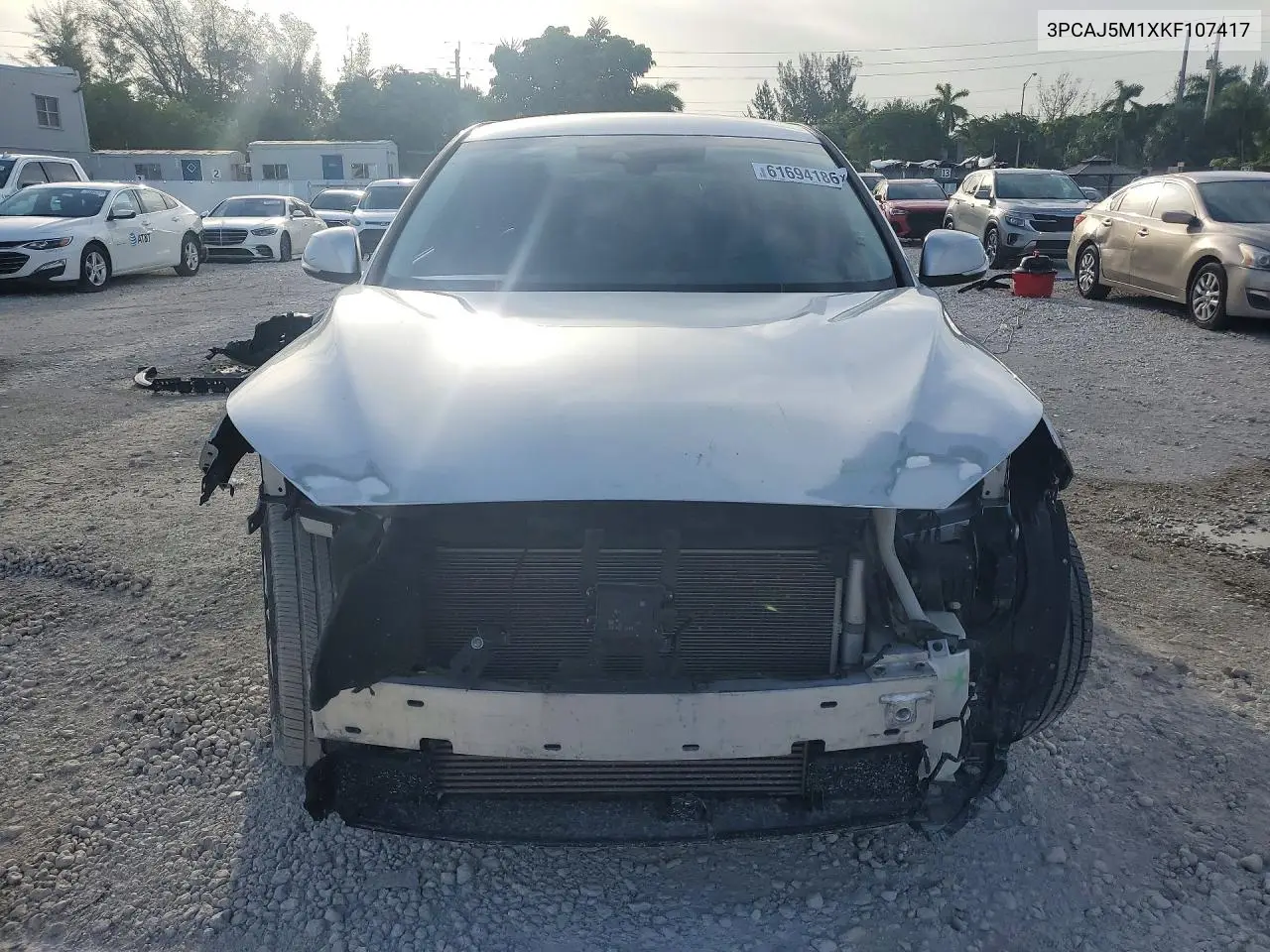 2019 Infiniti Qx50 Pure VIN: 3PCAJ5M1XKF107417 Lot: 61694186