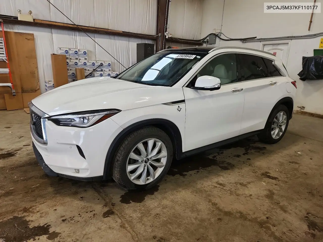 2019 Infiniti Qx50 Pure VIN: 3PCAJ5M37KF110177 Lot: 61939846