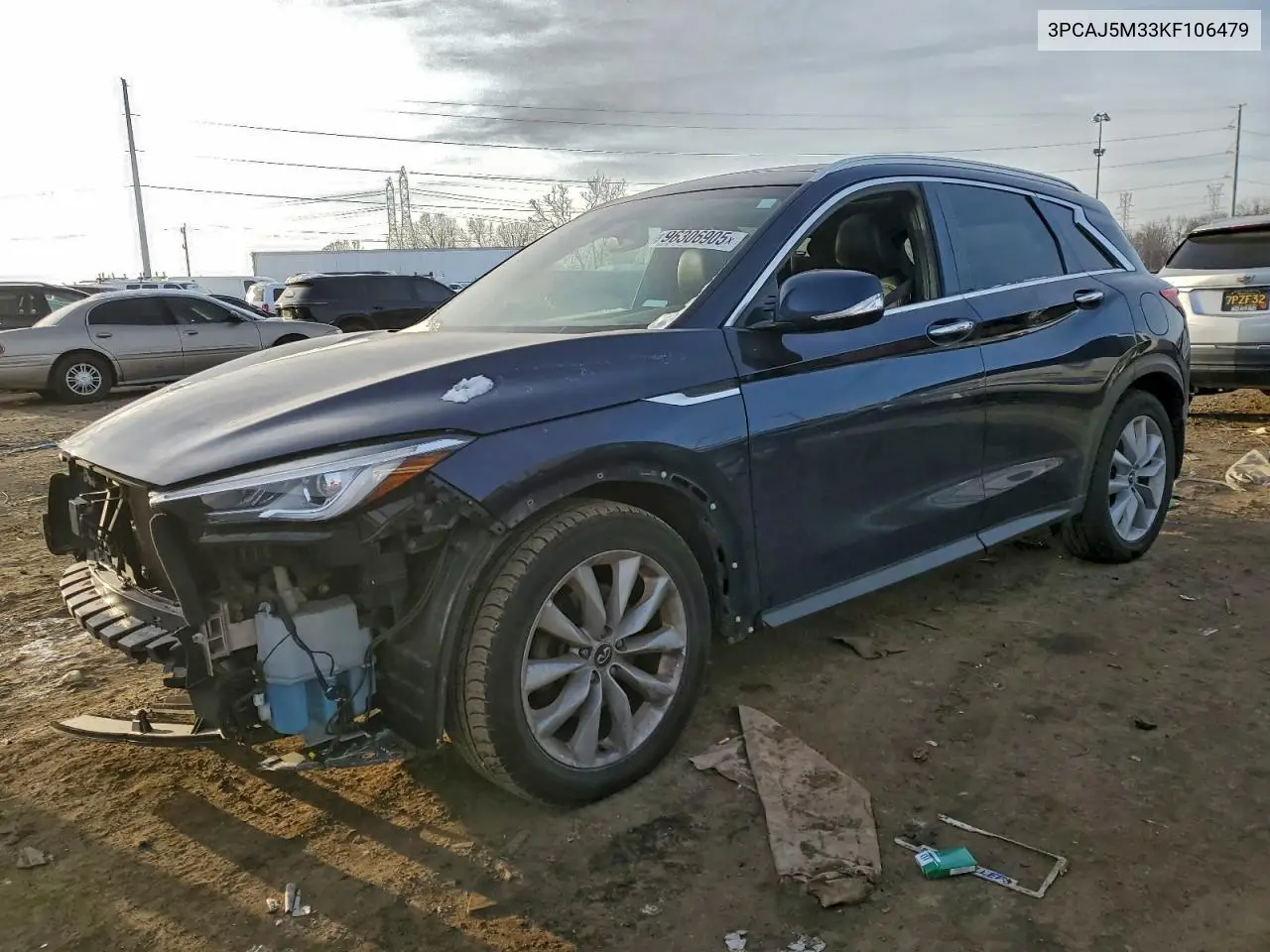 3PCAJ5M33KF106479 2019 Infiniti Qx50 Essential