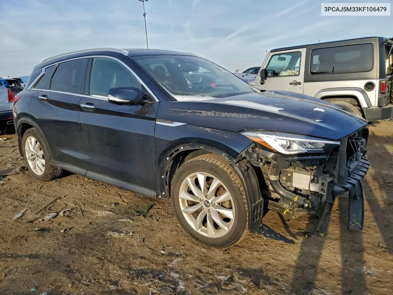 3PCAJ5M33KF106479 2019 Infiniti Qx50 Essential