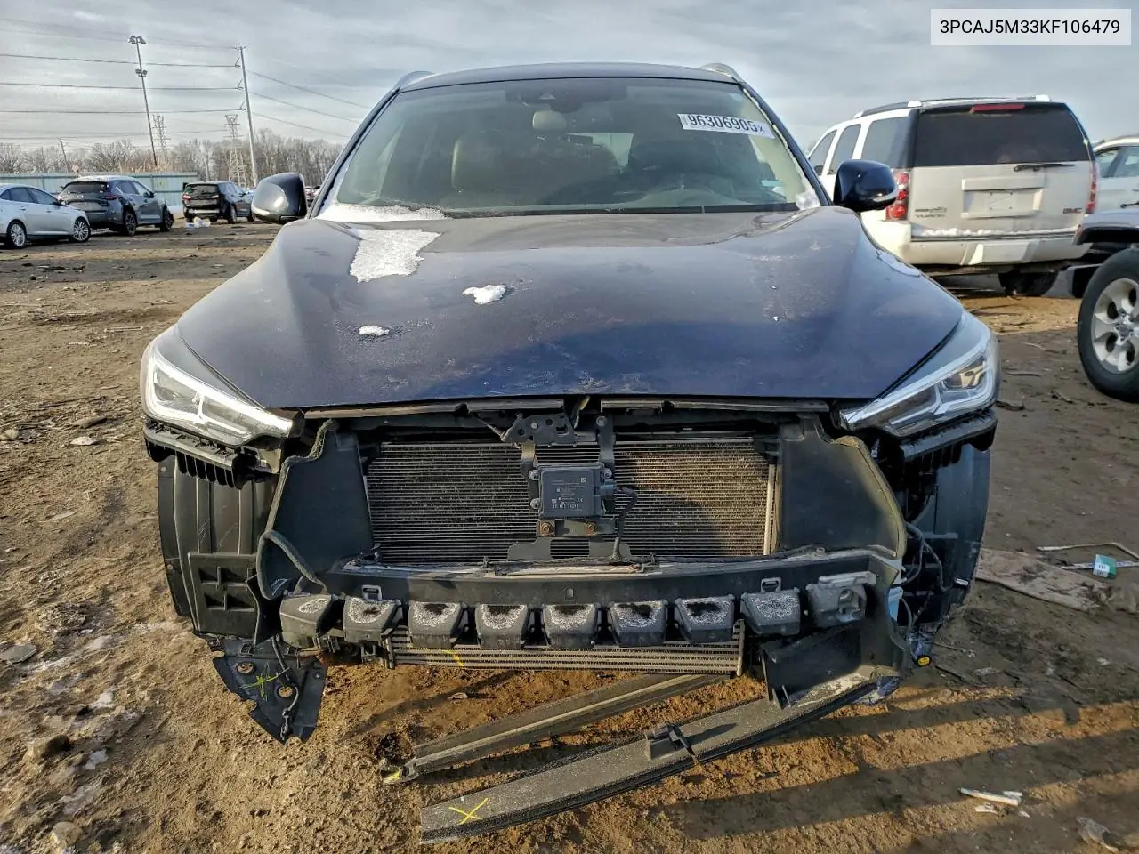 3PCAJ5M33KF106479 2019 Infiniti Qx50 Essential