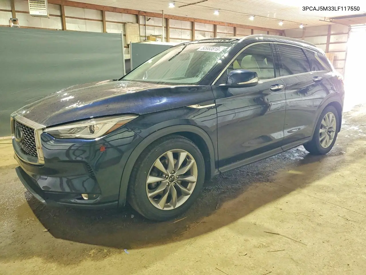 2020 Infiniti Qx50 Luxe VIN: 3PCAJ5M33LF117550 Lot: 50980816