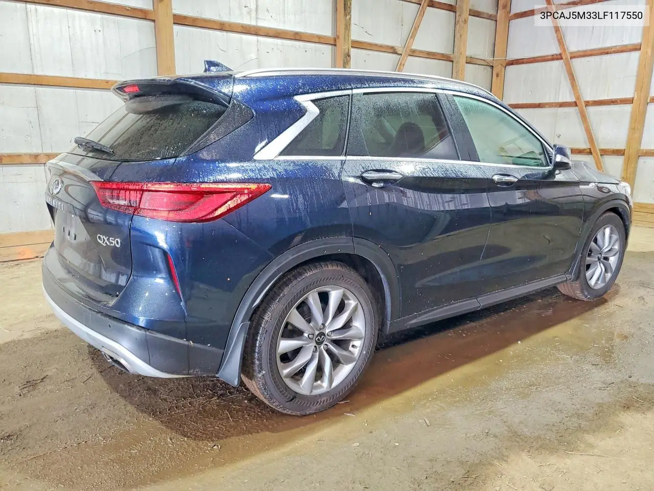 2020 Infiniti Qx50 Luxe VIN: 3PCAJ5M33LF117550 Lot: 50980816