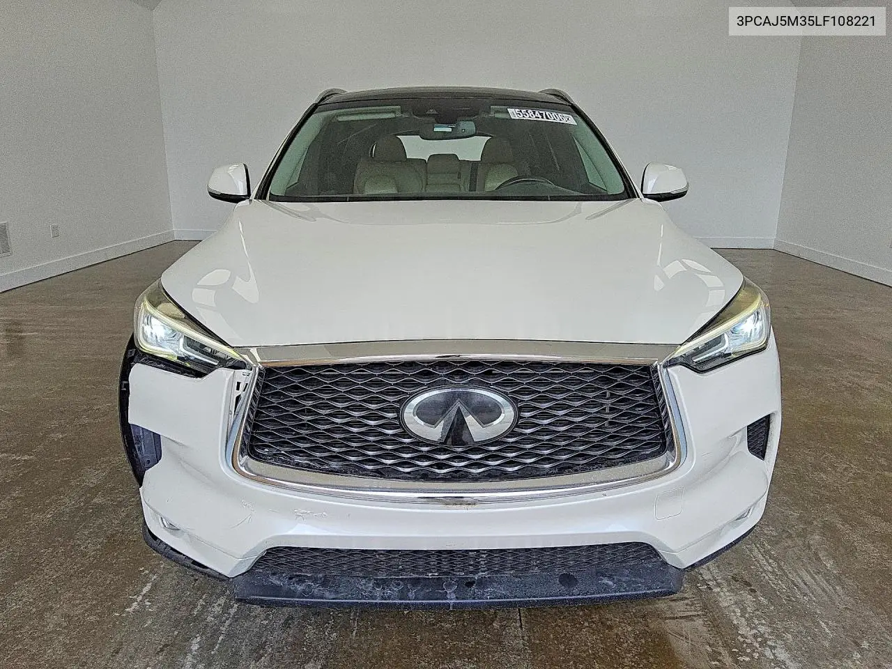 2020 Infiniti Qx50 Luxe VIN: 3PCAJ5M35LF108221 Lot: 55847006