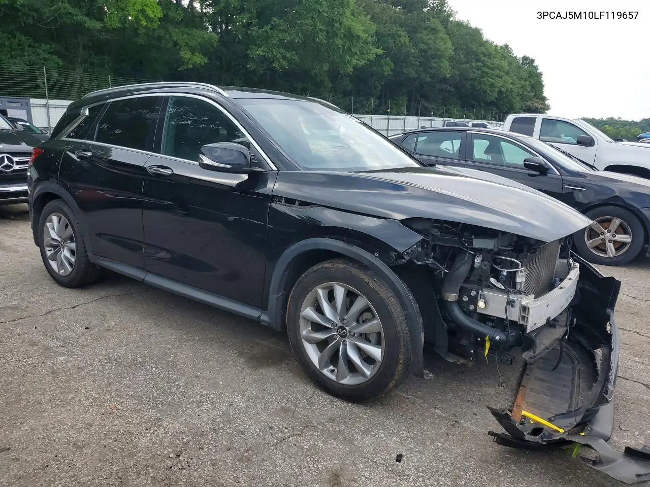 2020 Infiniti Qx50 Luxe VIN: 3PCAJ5M10LF119657 Lot: 56541746