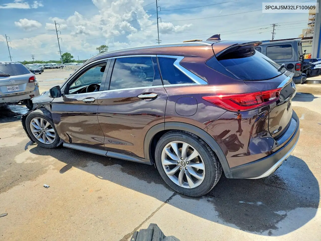 2020 Infiniti Qx50 Luxe VIN: 3PCAJ5M32LF100609 Lot: 57152586