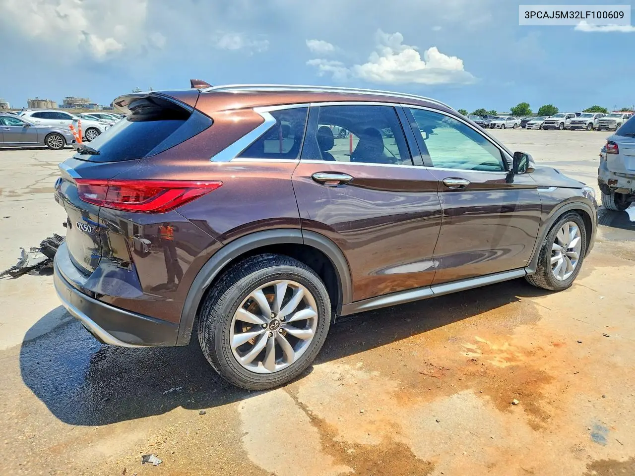 2020 Infiniti Qx50 Luxe VIN: 3PCAJ5M32LF100609 Lot: 57152586