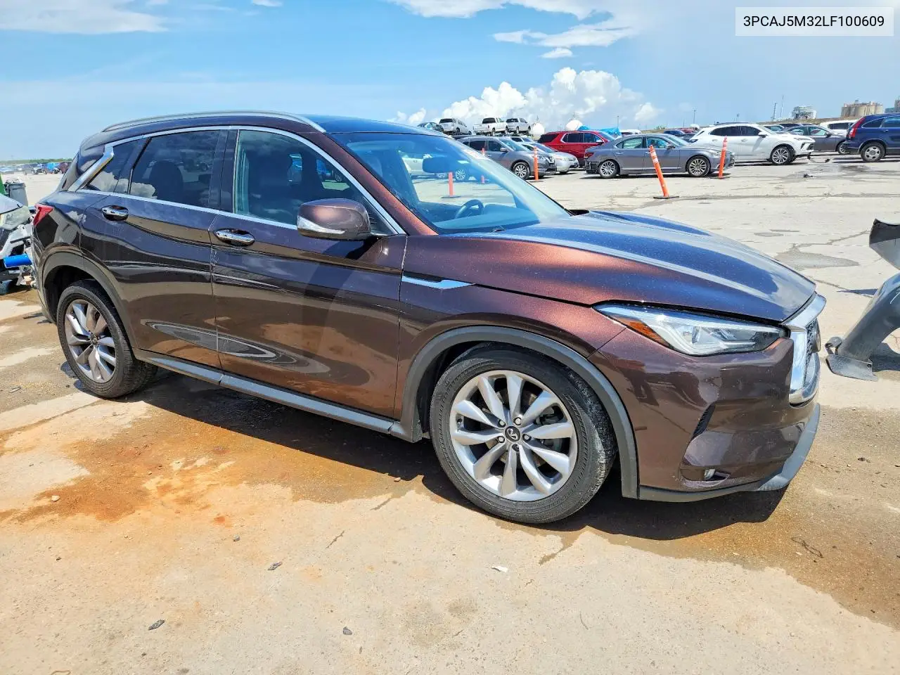 2020 Infiniti Qx50 Luxe VIN: 3PCAJ5M32LF100609 Lot: 57152586