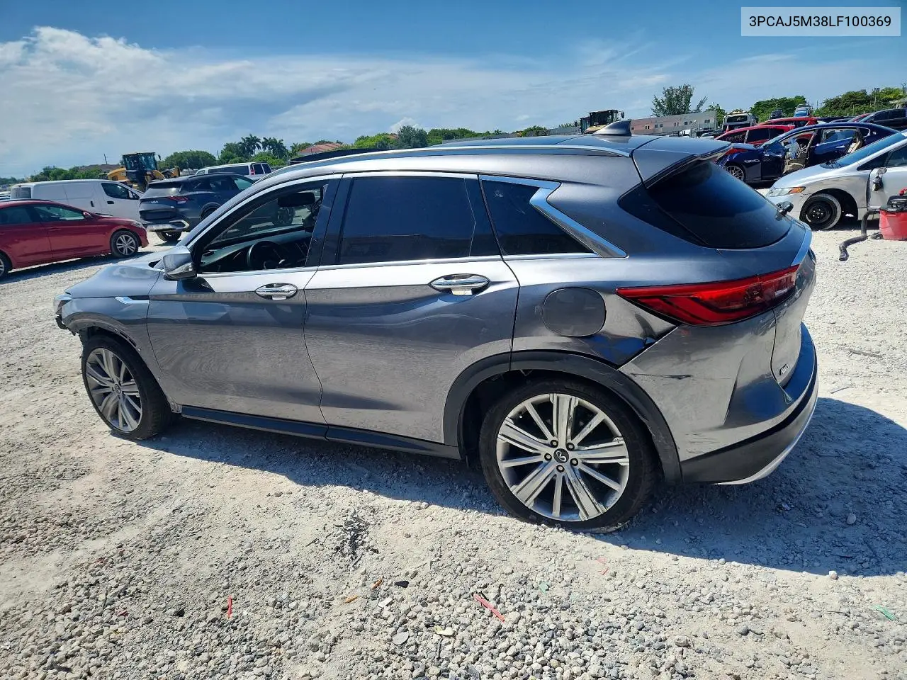 2020 Infiniti Qx50 Pure VIN: 3PCAJ5M38LF100369 Lot: 57188196