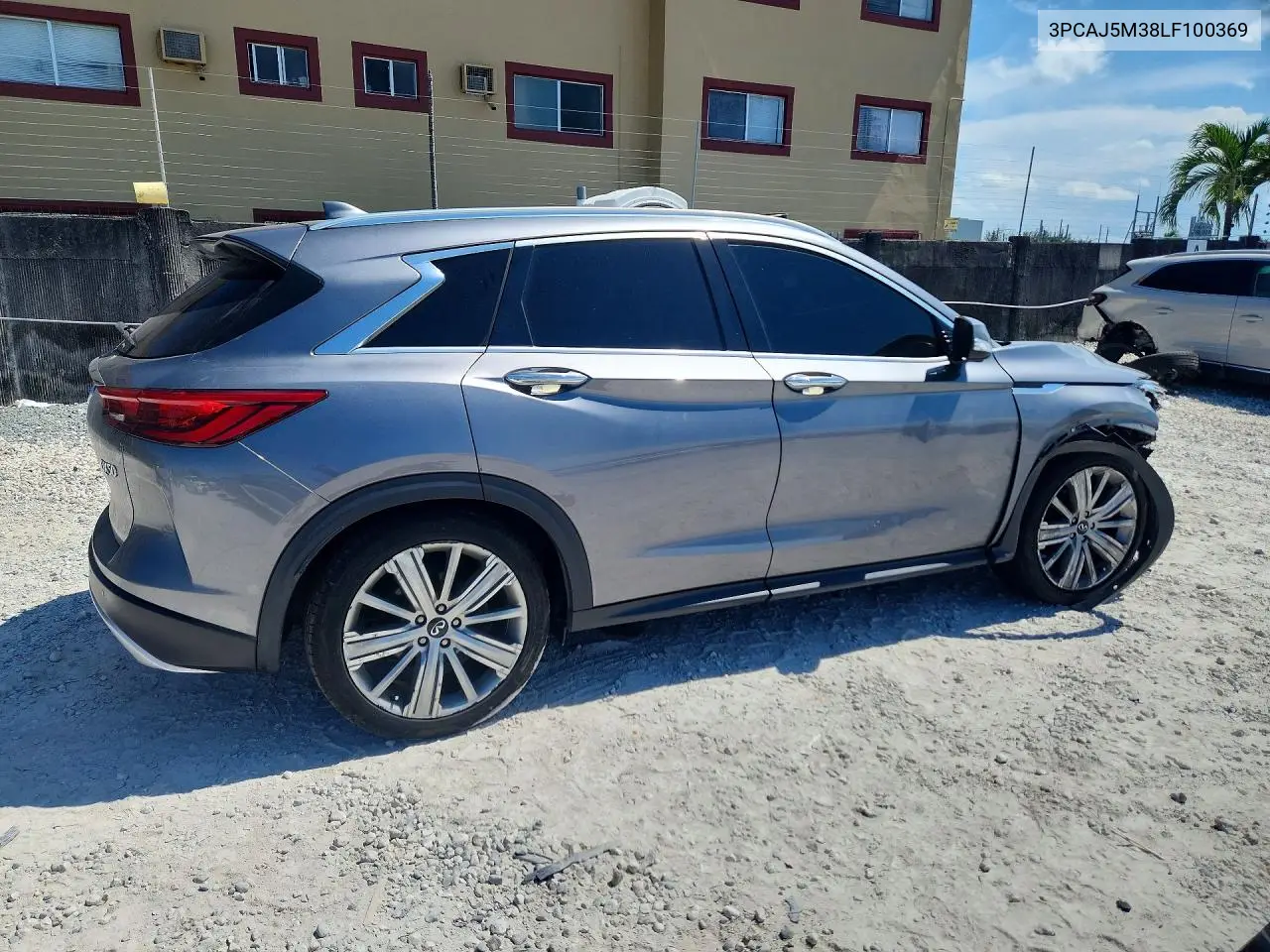 2020 Infiniti Qx50 Pure VIN: 3PCAJ5M38LF100369 Lot: 57188196
