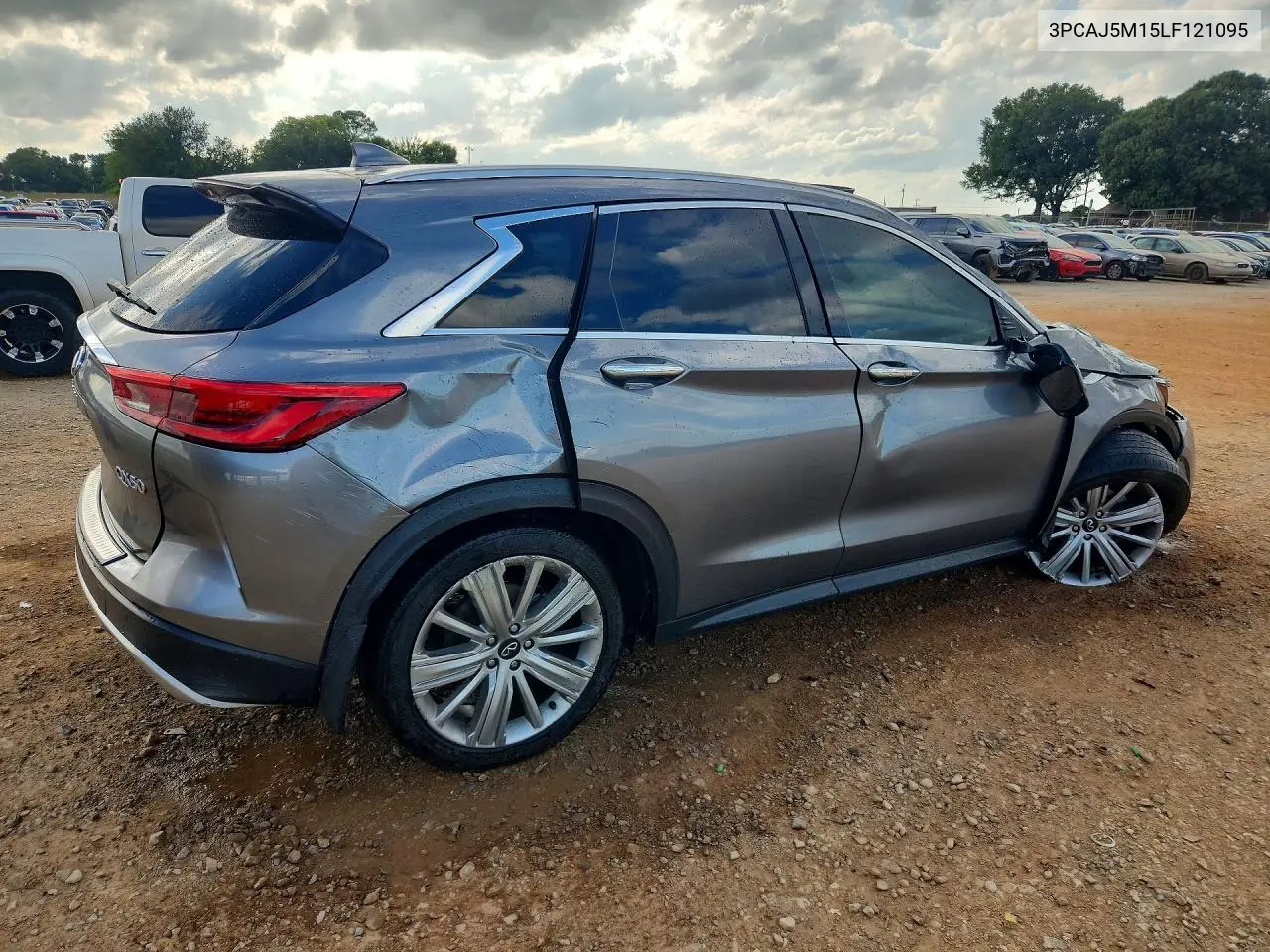 2020 Infiniti Qx50 Sensory VIN: 3PCAJ5M15LF121095 Lot: 57688516