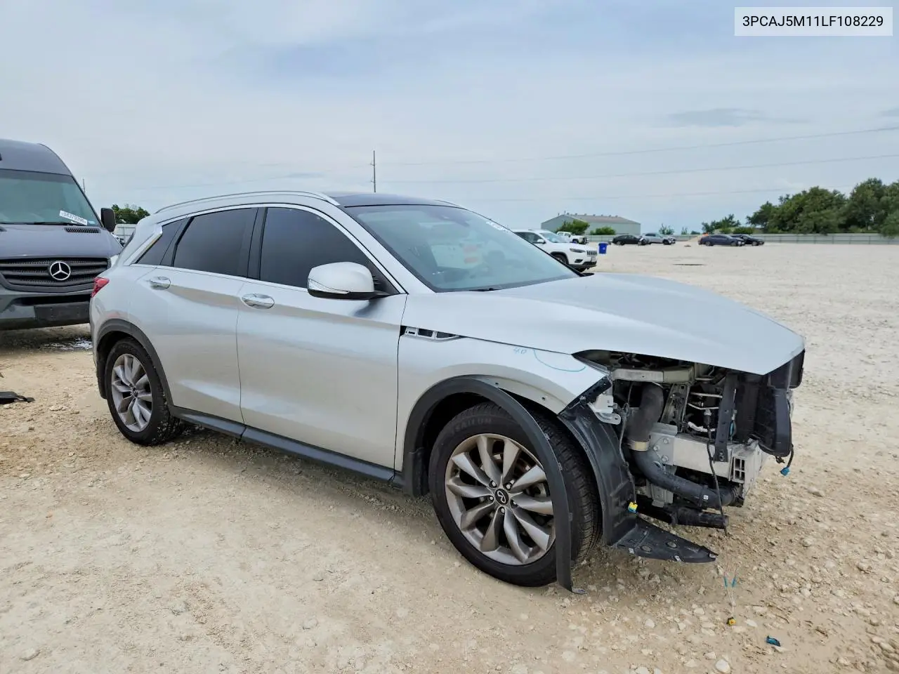 2020 Infiniti Qx50 Luxe VIN: 3PCAJ5M11LF108229 Lot: 58129686