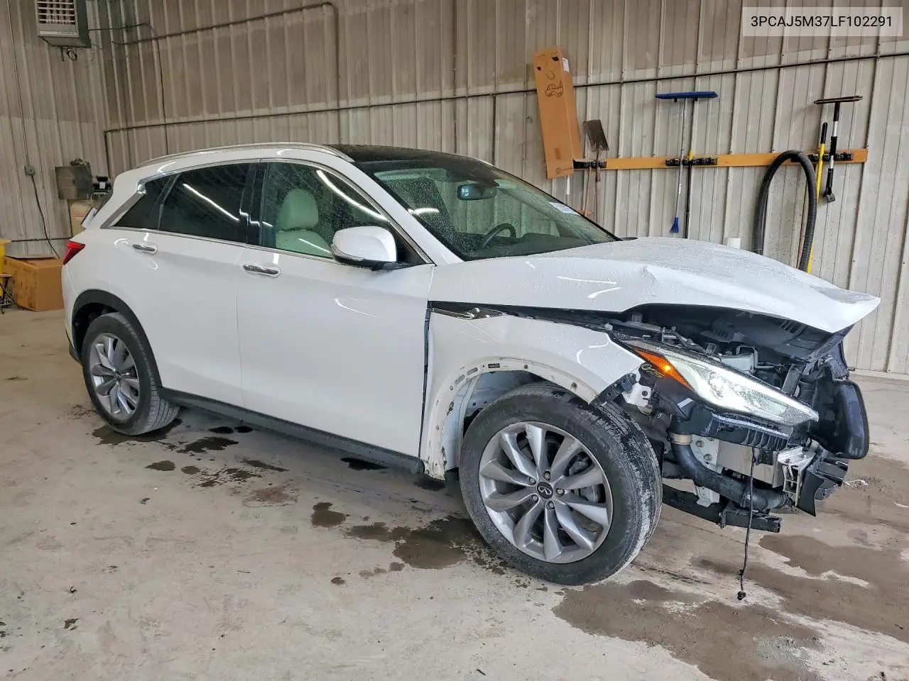 2020 Infiniti Qx50 Luxe VIN: 3PCAJ5M37LF102291 Lot: 58389266