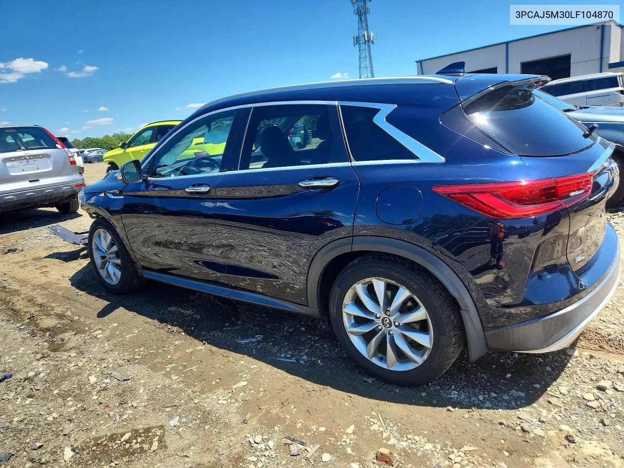 2020 Infiniti Qx50 Luxe VIN: 3PCAJ5M30LF104870 Lot: 58616586