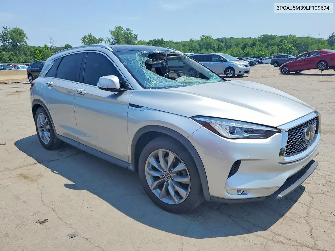 2020 Infiniti Qx50 Luxe VIN: 3PCAJ5M39LF109694 Lot: 59348956