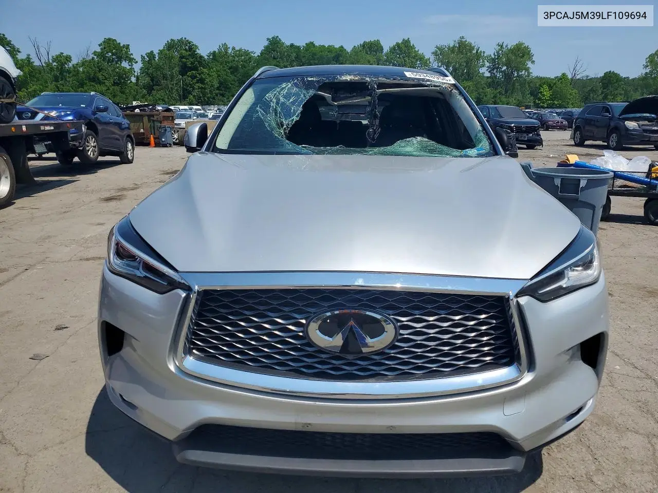 2020 Infiniti Qx50 Luxe VIN: 3PCAJ5M39LF109694 Lot: 59348956