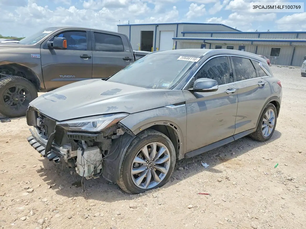 2020 Infiniti Qx50 Luxe VIN: 3PCAJ5M14LF100769 Lot: 59686116