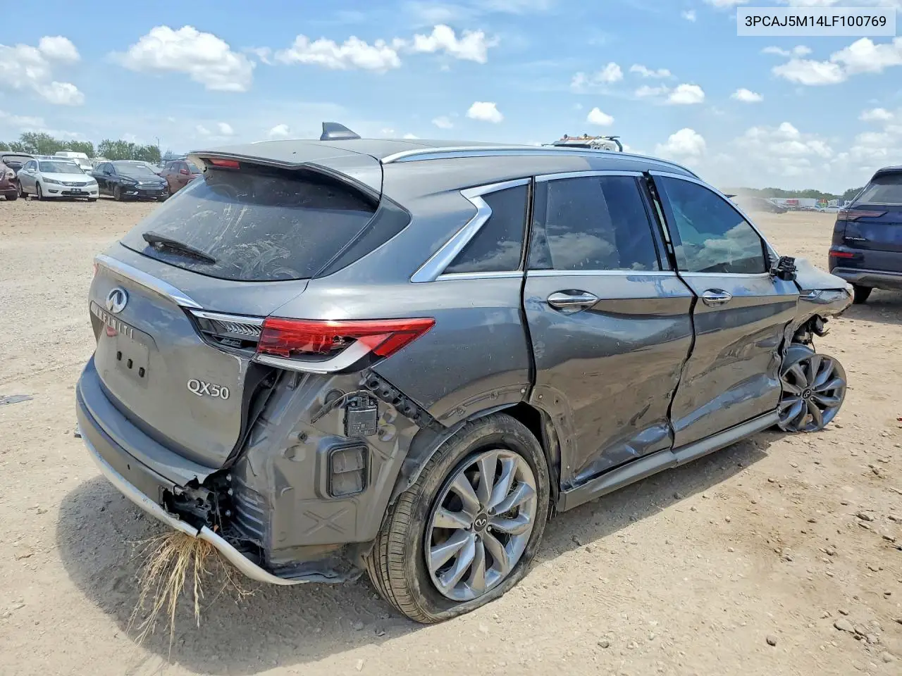 2020 Infiniti Qx50 Luxe VIN: 3PCAJ5M14LF100769 Lot: 59686116