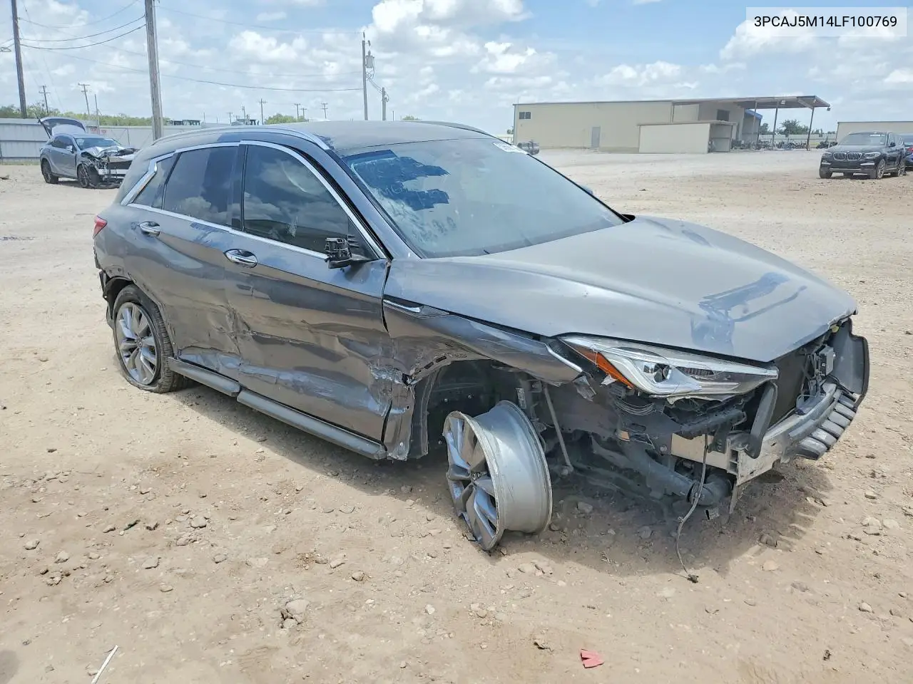 2020 Infiniti Qx50 Luxe VIN: 3PCAJ5M14LF100769 Lot: 59686116