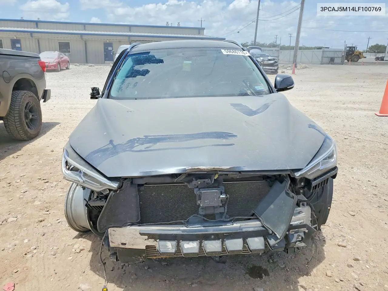 2020 Infiniti Qx50 Luxe VIN: 3PCAJ5M14LF100769 Lot: 59686116