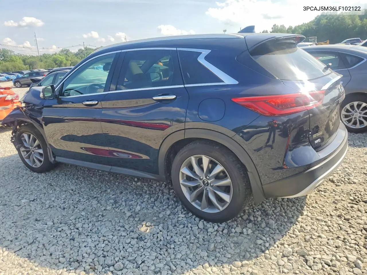 2020 Infiniti Qx50 Luxe VIN: 3PCAJ5M36LF102122 Lot: 59889326