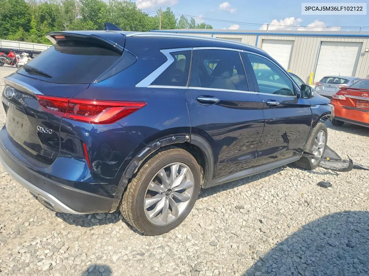 2020 Infiniti Qx50 Luxe VIN: 3PCAJ5M36LF102122 Lot: 59889326