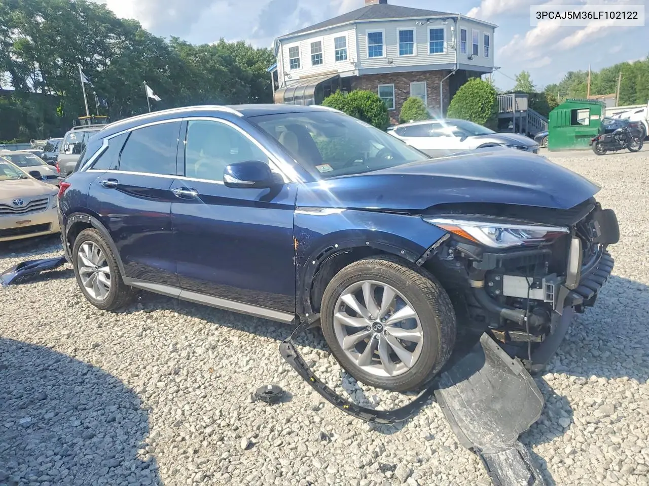 2020 Infiniti Qx50 Luxe VIN: 3PCAJ5M36LF102122 Lot: 59889326