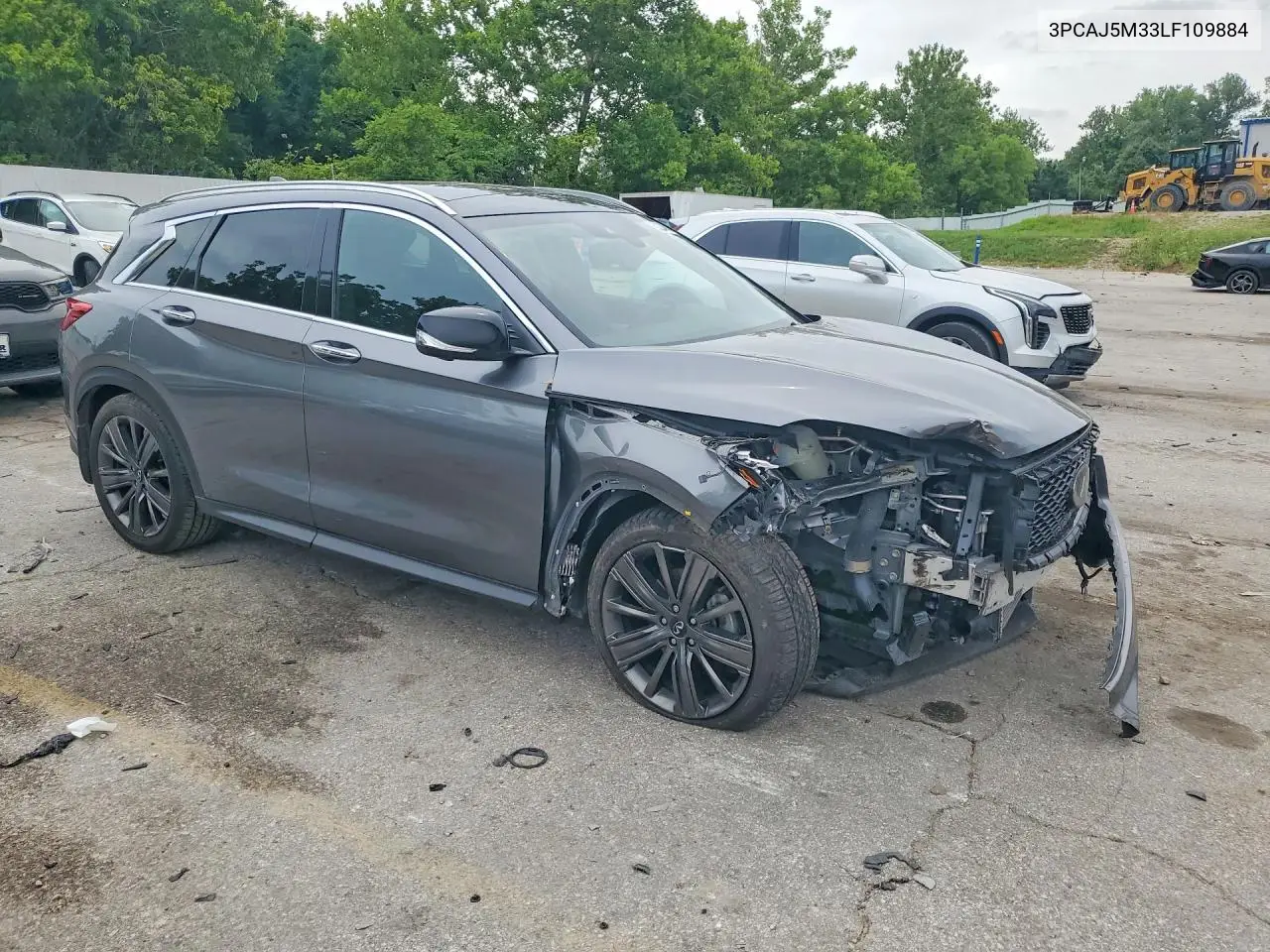 2020 Infiniti Qx50 Essential VIN: 3PCAJ5M33LF109884 Lot: 60234566